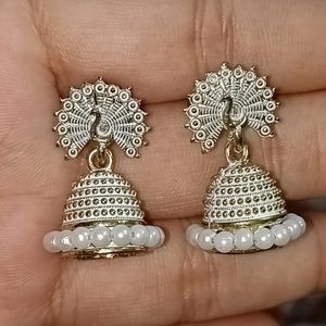 Beautiful Peacock Earrings 🦚 Jhumka