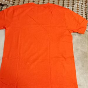 NOW Orange Oversized Tshirt For Women