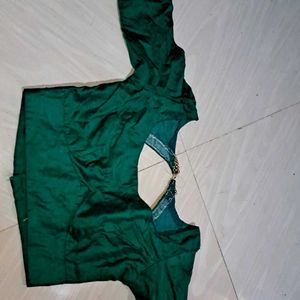 Bottle Green Blouse