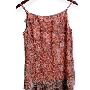 Sleeveless Floral Print Blouse (Woman)