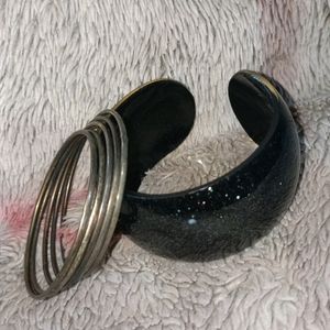 Black Glitter Bracelet