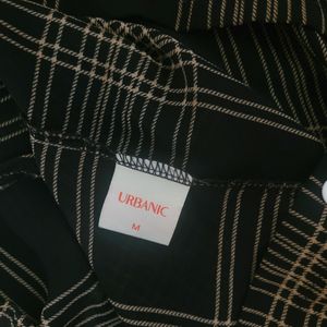 Black Check Shirt From Urbanic