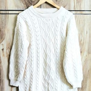 Cream Colour Sweater Size-40