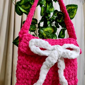 Cute Bow Pink Bag