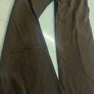 Brown Wide Leg Cotton Pants