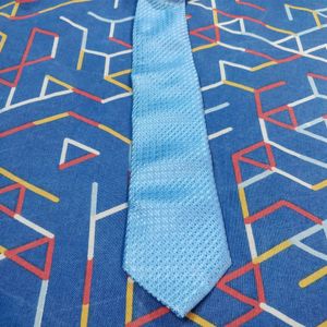 Zodiac Silk Sky-blue Bright Tie