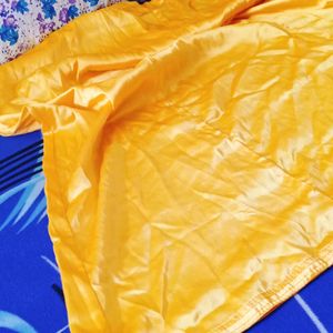 YELLOW SATIN PETICOAT