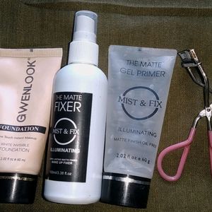 Foundation, PRIMER, Makeup Fixer,  Eyelash Curler