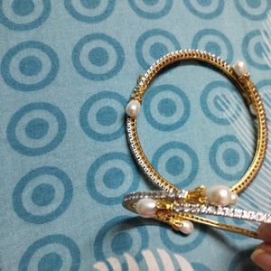 2 Pearl Bangles