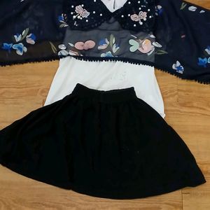 2 TOP With Skirt