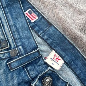 True Religion Rickie Big T Distressed Denim