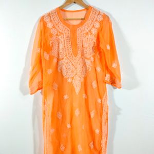 Coral Embroidery Casual Kurta (Women's)