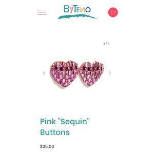 Pink "Sequin" Earrings