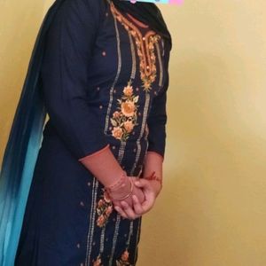 (Kurti+Pant+Dupatta)