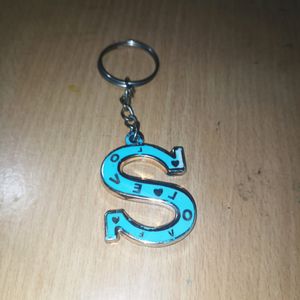 A "S" Letter Keychain