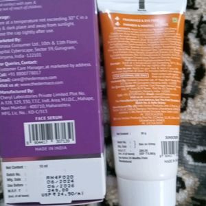 Kojic Serum And Sunscreen