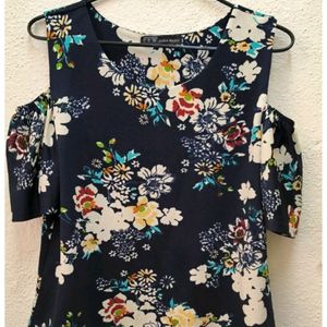 ZARA BASIC Floral Top