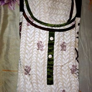 Cotton Straight Kurti For Women