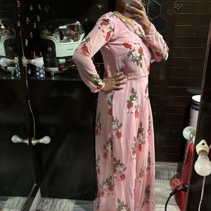 Floral Pink Gown