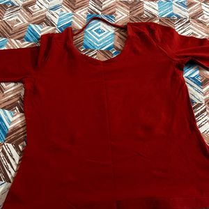 Rust Colored Fashion Top