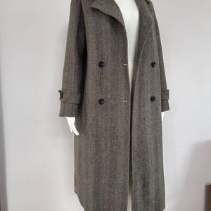 Knitted Long Overcoat