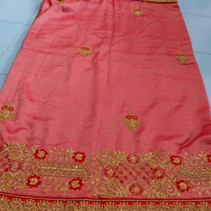 Bridal (4) Heavy Saree With Blouse