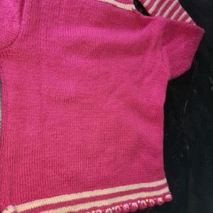 New Handmade Pink Sweater