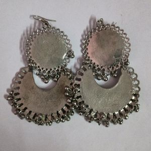 Oxidised Mirror Earrings