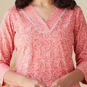 Pure Cotton Kurti Set