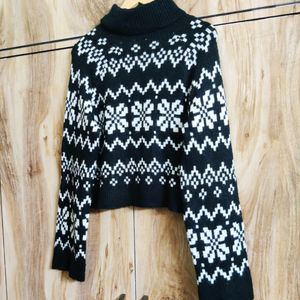 Black & White Designer Baggi SweTer Size-42