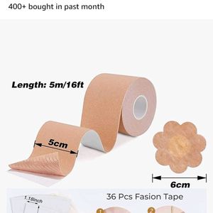 Boob Tape With 10pcs Nipple Cover & 36 pcs Fashion