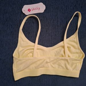 Light Yellow Sports Bra