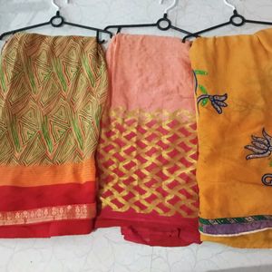 Saree 3 For Combo