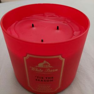 Bath & Body Works 3 Wick Candle - White Barn