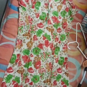 Floral print extremely soft light weight cotton ku