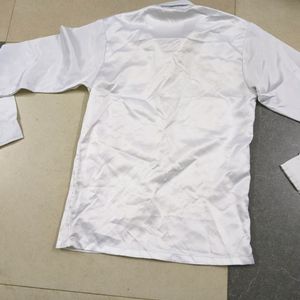 White Satin Shirt