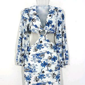 White & Blue Dress (Women)