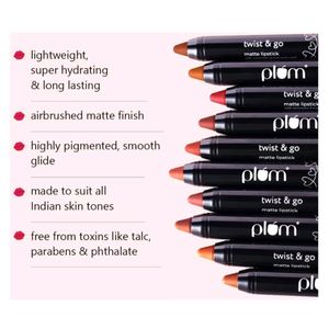 Plum Twist & Go Matte Lip Crayon -125 Peach Year