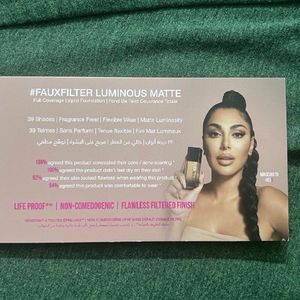 Huda Beauty Foundation Sample Card