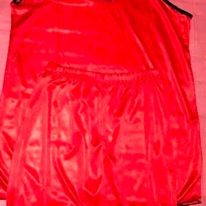 Red Satin Wear