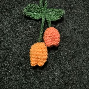 Tulip Showpiece/ Keychain Crochet