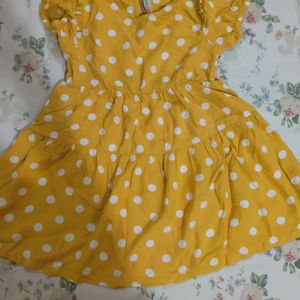 Pantaloons Yellow Frock/Dress For Girls