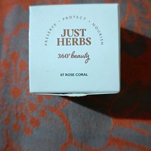 Just Herbs Lip & Cheek Tint - Rose Coral