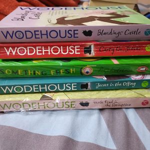 Pg Wodehouse Books + 5 Audiobooks