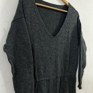 Baggy Woolen Dress