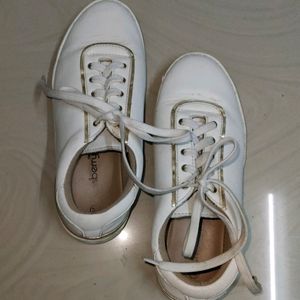 Girls Casual White Shoes