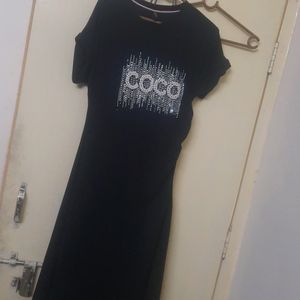 Coco PARTY WEAR BLACK DRESS