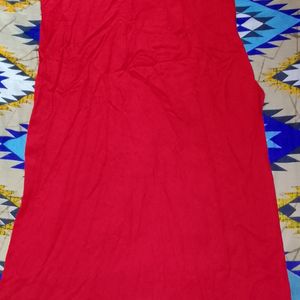 This is a Beautiful Red and Blue Formal Kurti.