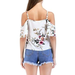 Women Floral Print Spaghetti Strap Top (s)