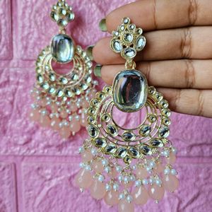 Natasha Pink Jhumki